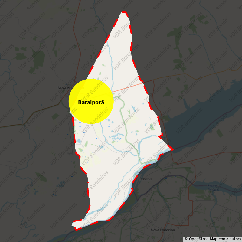 Imagem da Bandeira Bataiporã