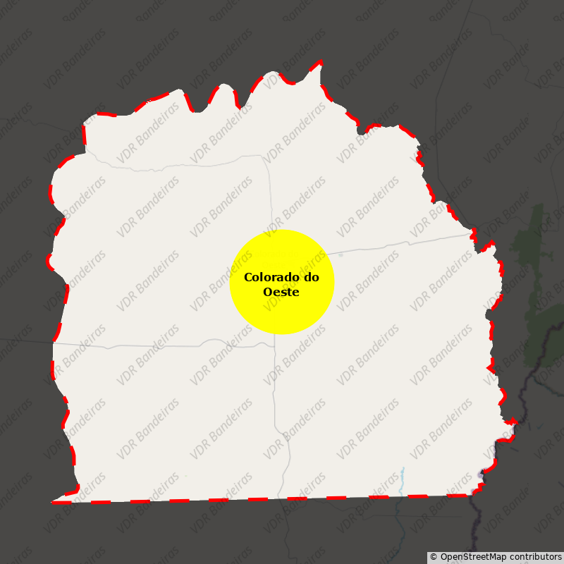 Imagem da Bandeira Colorado do Oeste