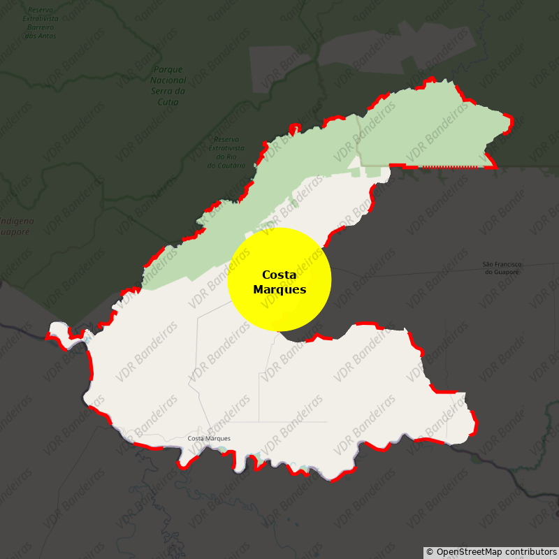 Imagem da Bandeira Costa Marques