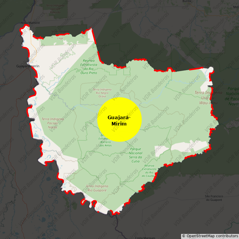 Imagem da Bandeira Guajará-Mirim