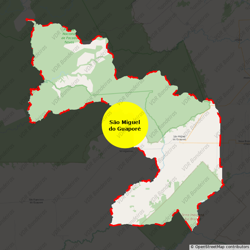 Imagem da Bandeira São Miguel do Guaporé