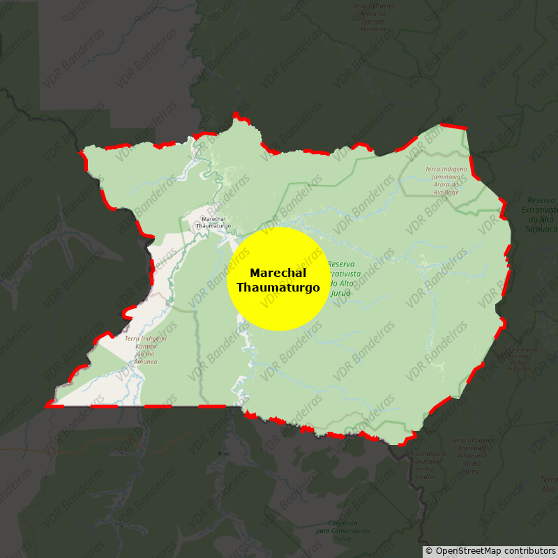 Imagem da Bandeira Marechal Thaumaturgo
