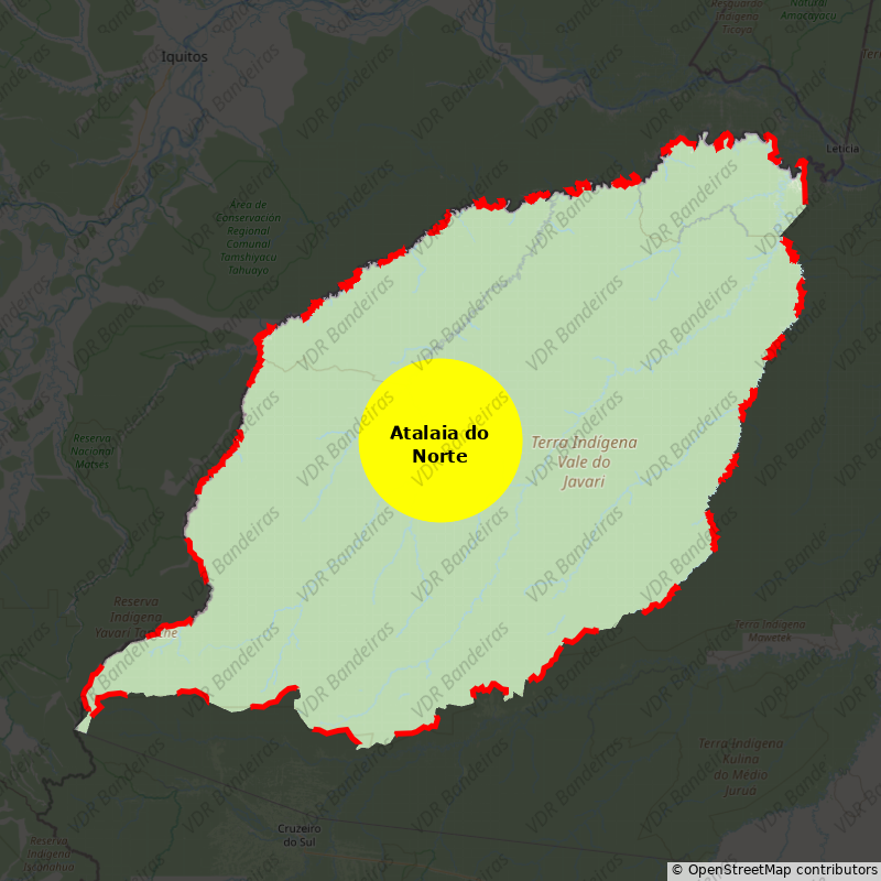 Imagem da Bandeira Atalaia do Norte