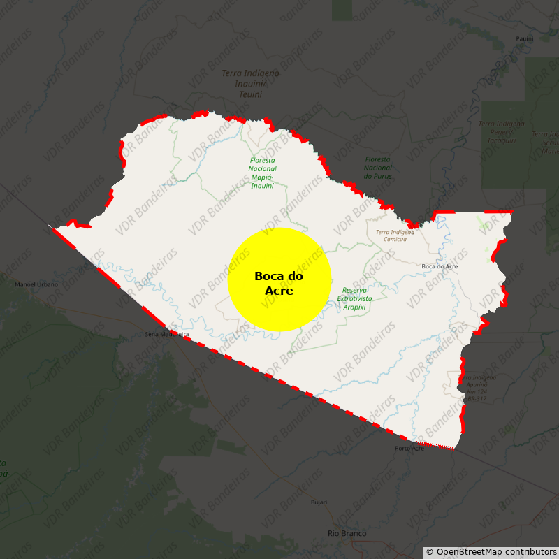 Imagem da Bandeira Boca do Acre