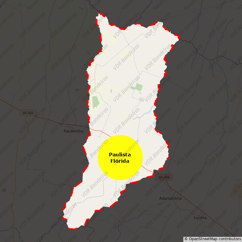 Imagem da Bandeira Paulista Flórida