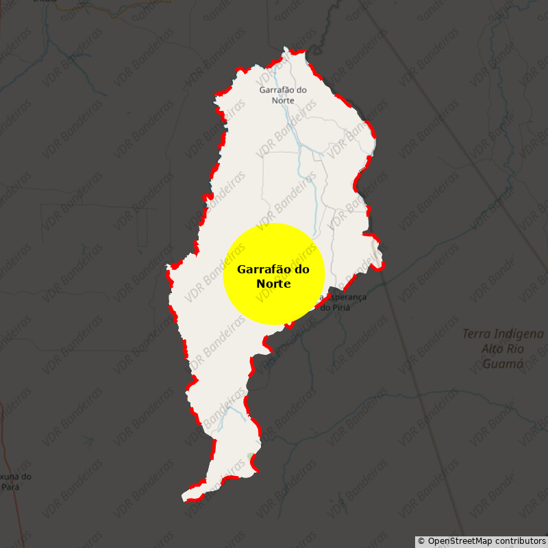 Imagem da Bandeira Garrafão do Norte