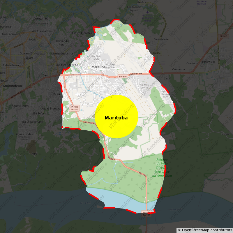 Imagem da Bandeira Marituba