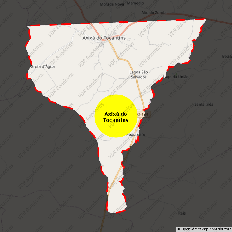 Imagem da Bandeira Axixá do Tocantins