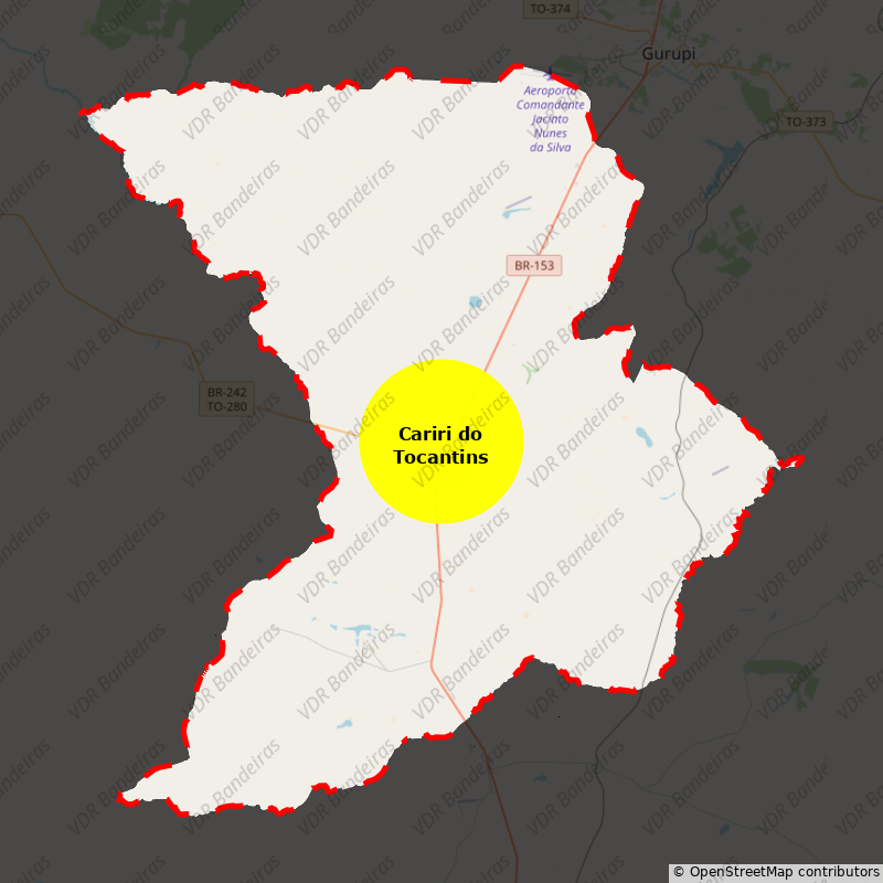 Imagem da Bandeira Cariri do Tocantins