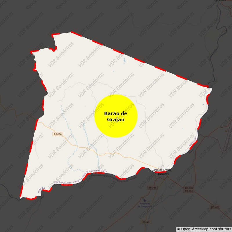 Imagem da Bandeira Barão de Grajaú