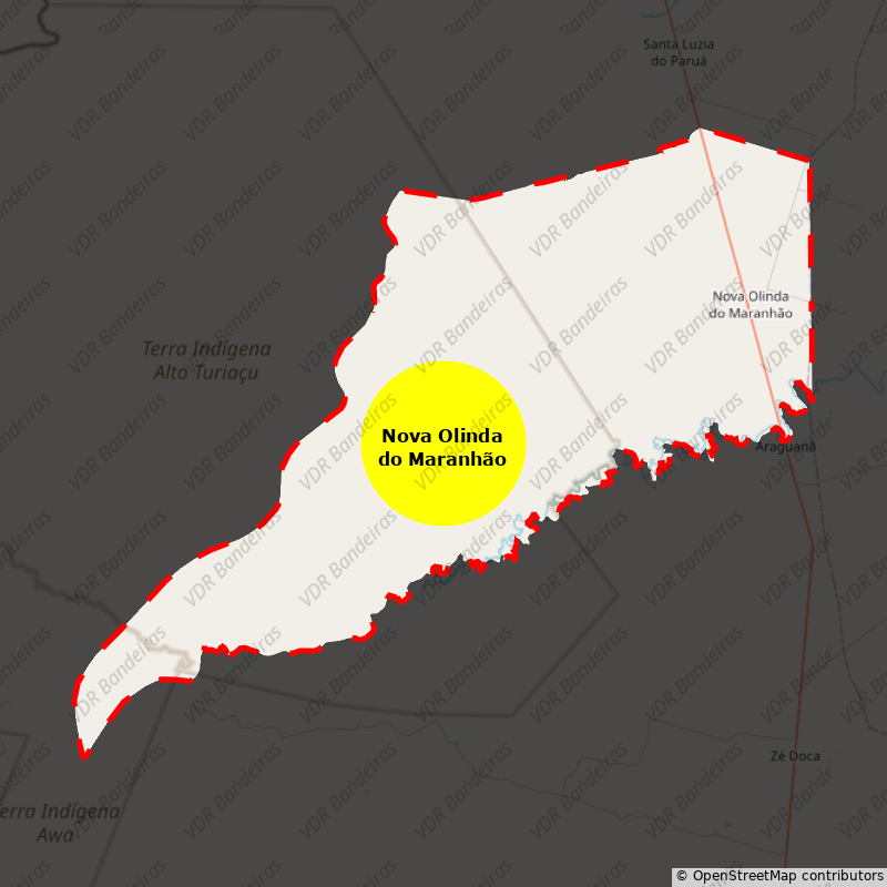Imagem da Bandeira Nova Olinda do Maranhão