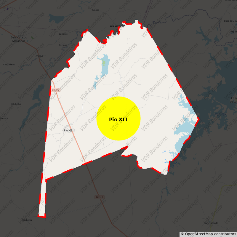 Imagem da Bandeira Pio XII