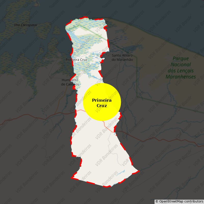 Imagem da Bandeira Primeira Cruz