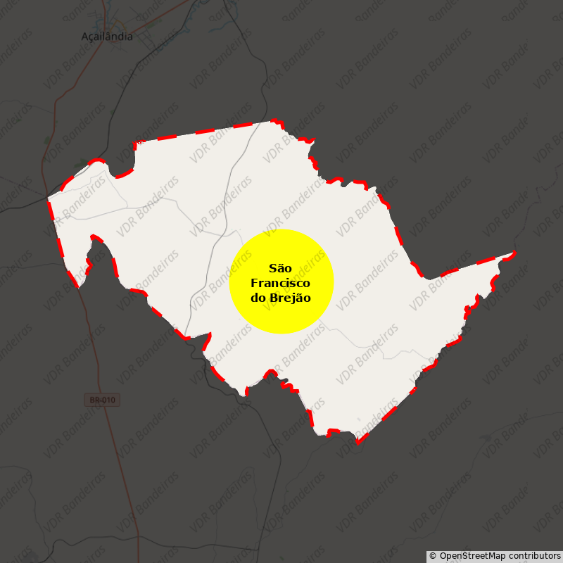 Imagem da Bandeira São Francisco do Brejão