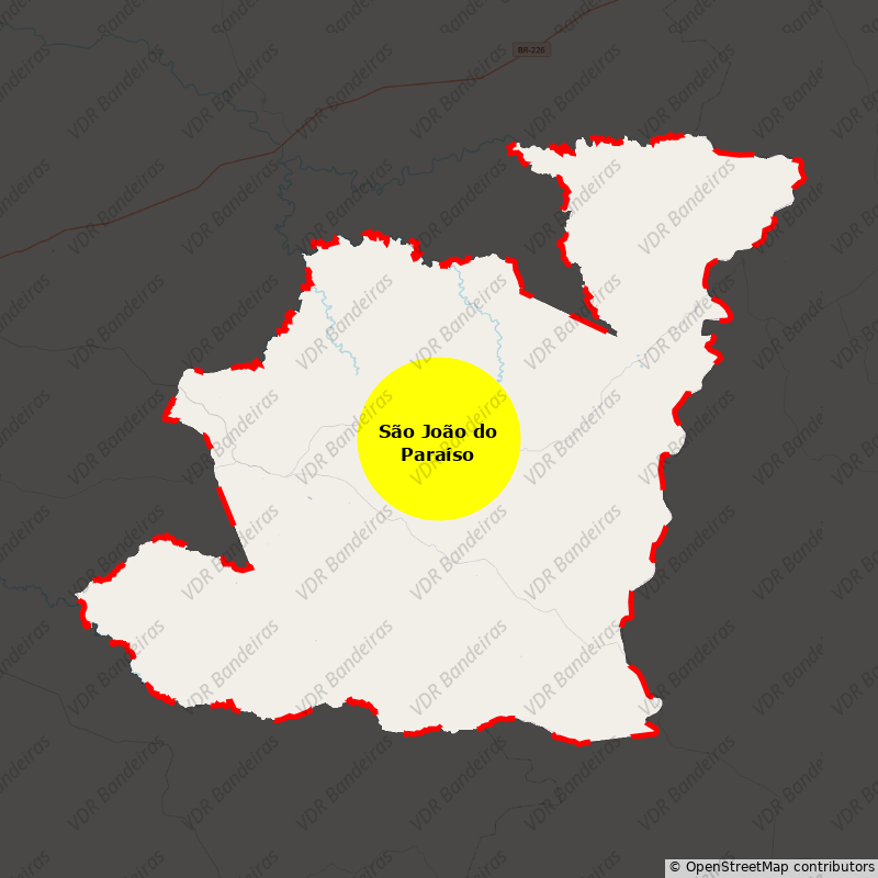 Imagem da Bandeira São João do Paraíso