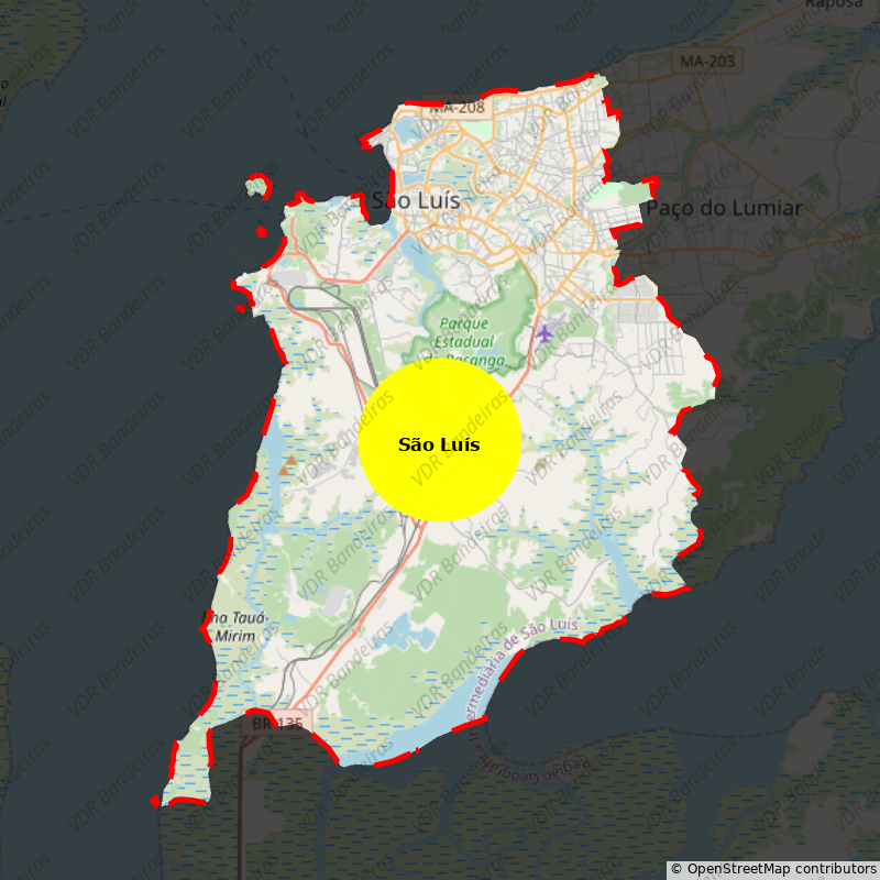 Imagem da Bandeira São Luís