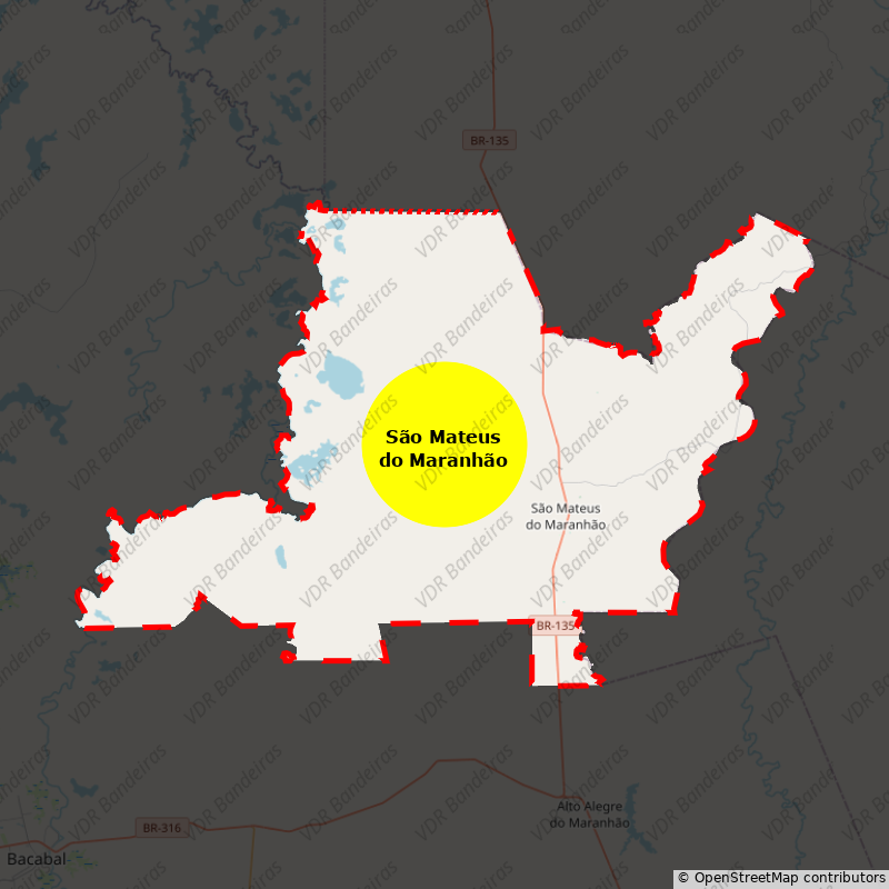 Imagem da Bandeira São Mateus do Maranhão