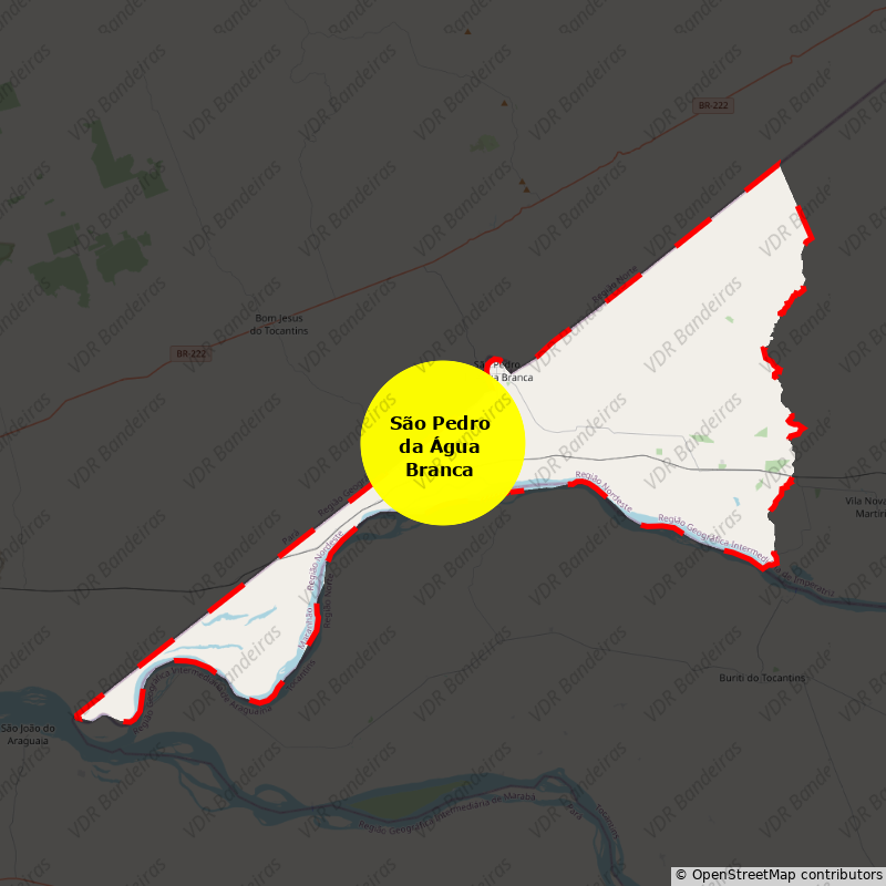 Imagem da Bandeira São Pedro da Água Branca