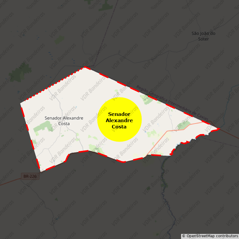 Imagem da Bandeira Senador Alexandre Costa