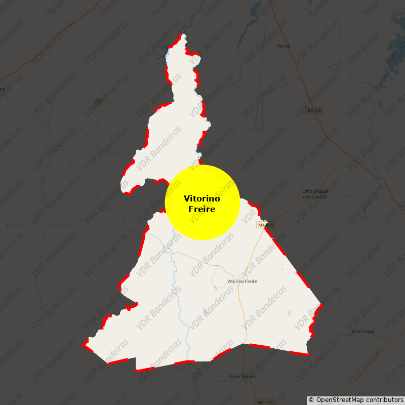 Imagem da Bandeira Vitorino Freire