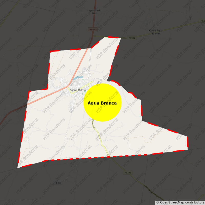 Imagem da Bandeira Água Branca