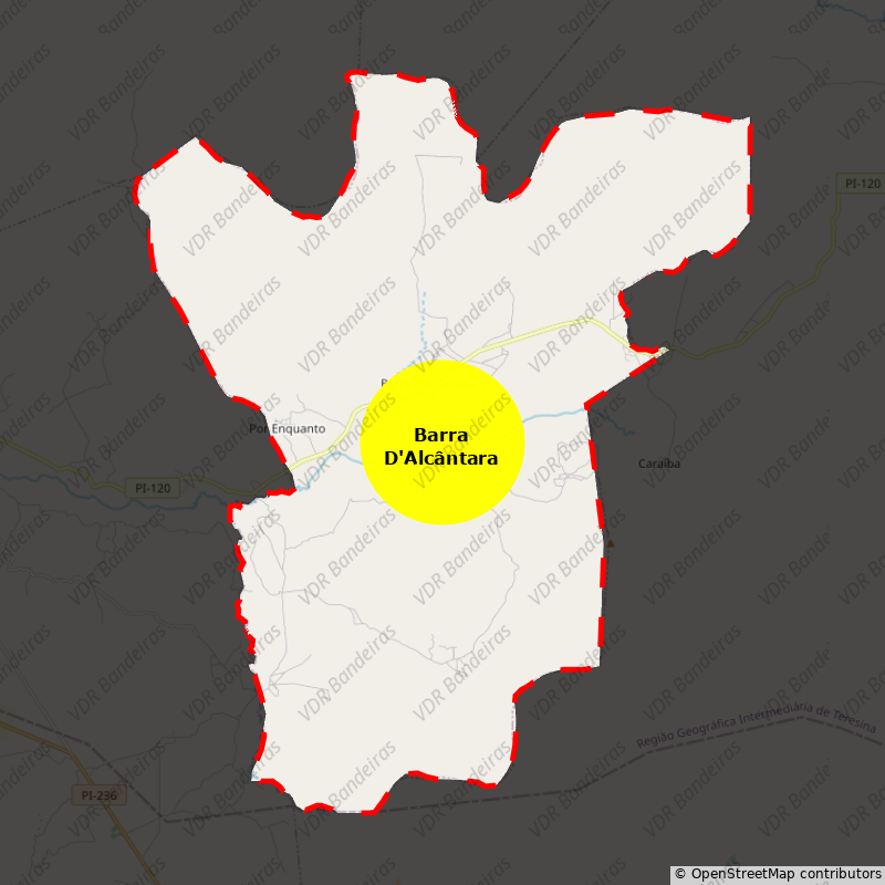 Imagem da Bandeira Barra D'Alcântara