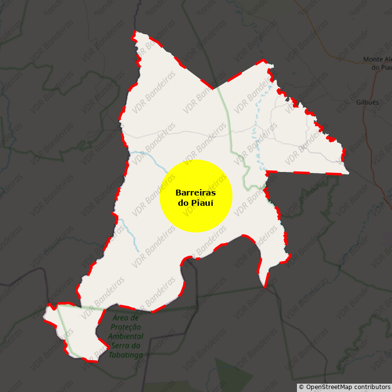 Imagem da Bandeira Barreiras do Piauí