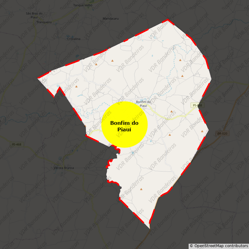 Imagem da Bandeira Bonfim do Piauí