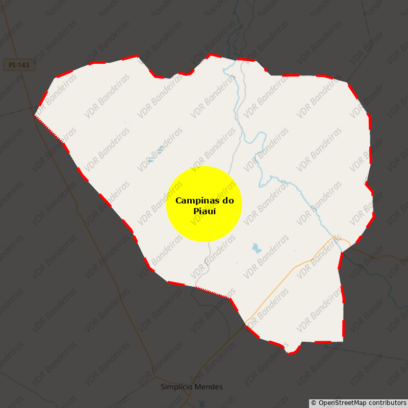 Imagem da Bandeira Campinas do Piauí