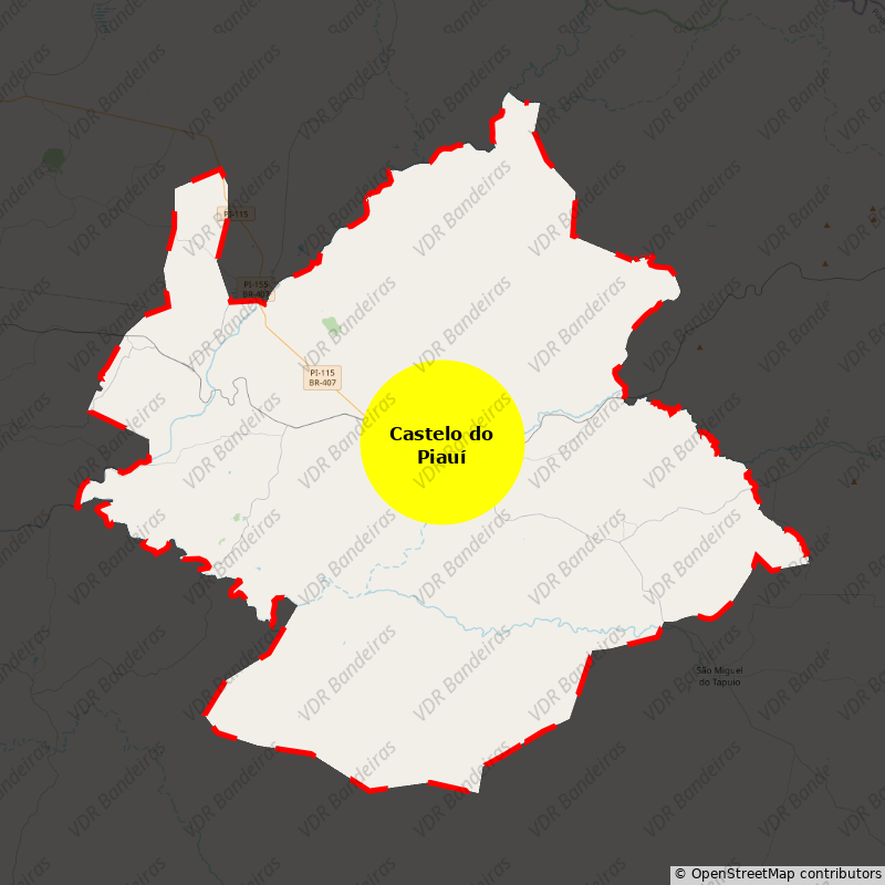 Imagem da Bandeira Castelo do Piauí