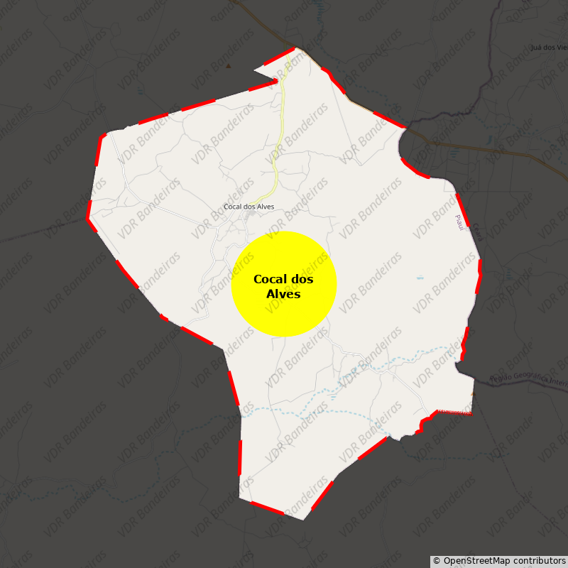 Imagem da Bandeira Cocal dos Alves