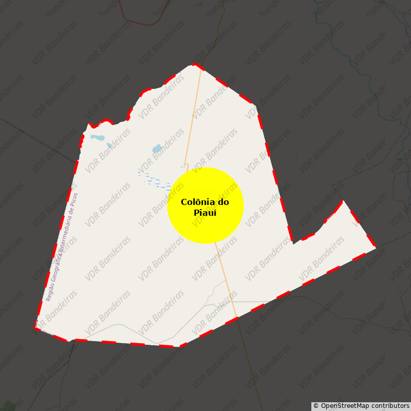 Imagem da Bandeira Colônia do Piauí