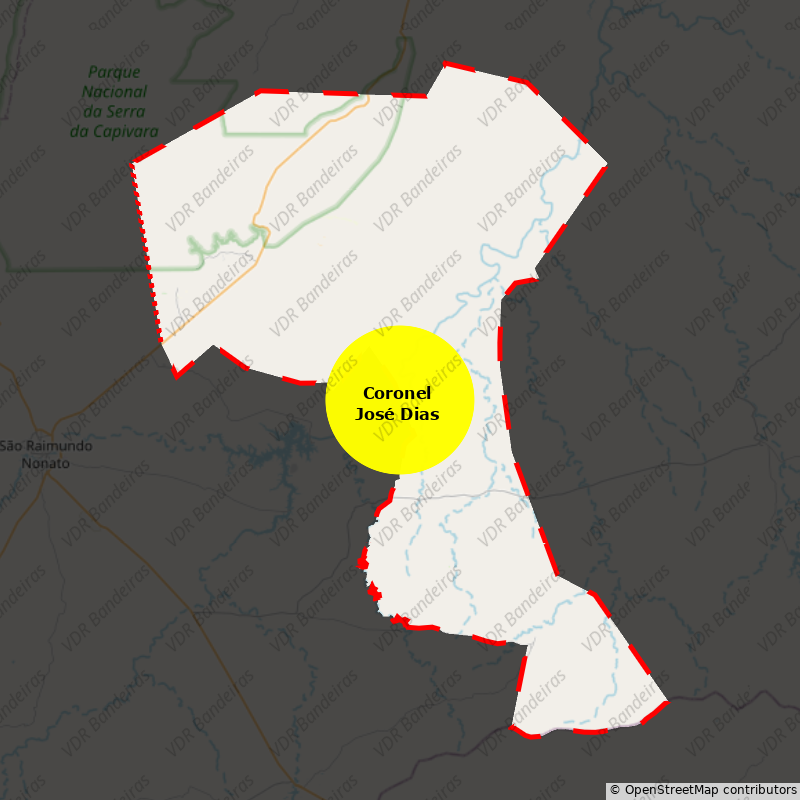 Imagem da Bandeira Coronel José Dias