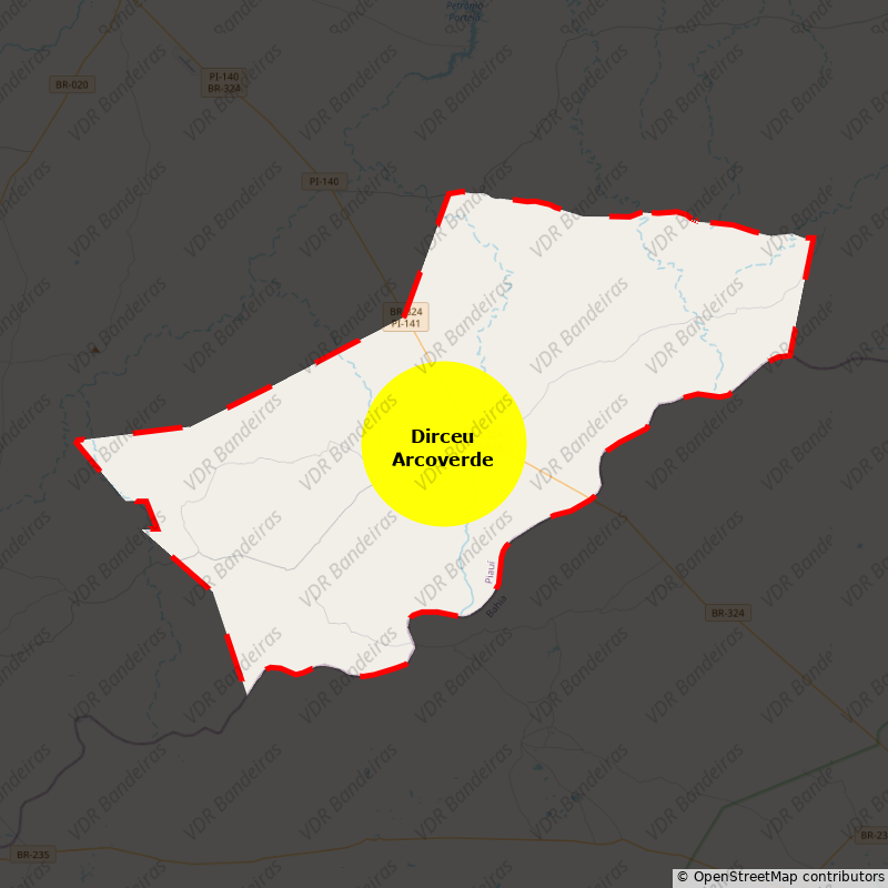 Imagem da Bandeira Dirceu Arcoverde