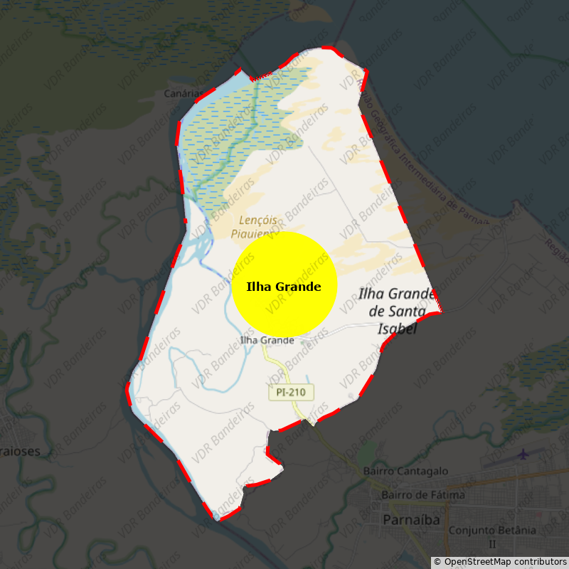 Imagem da Bandeira Ilha Grande