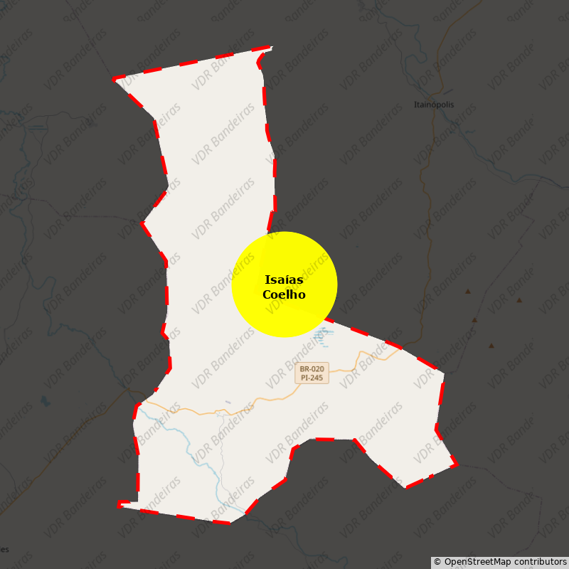 Imagem da Bandeira Isaías Coelho