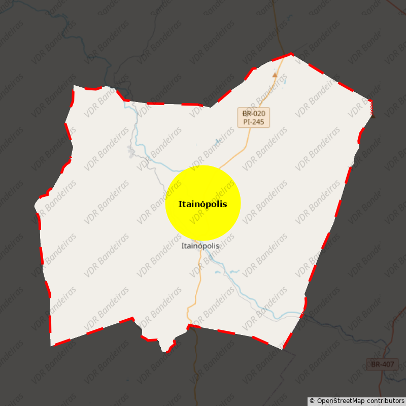 Imagem da Bandeira Itainópolis