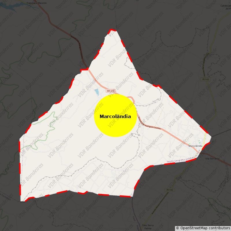 Imagem da Bandeira Marcolândia