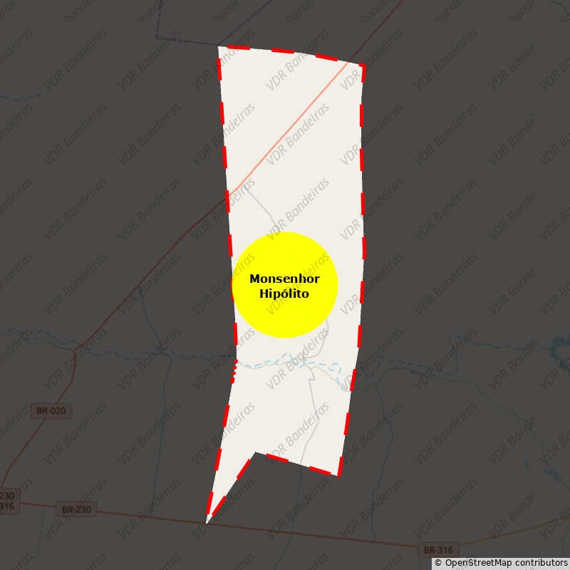 Imagem da Bandeira Monsenhor Hipólito