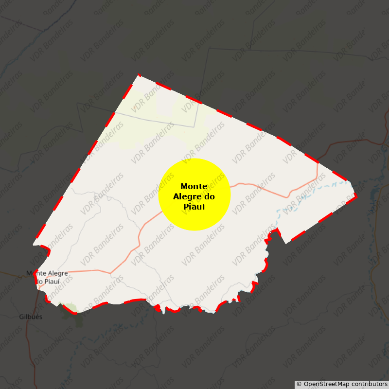 Imagem da Bandeira Monte Alegre do Piauí