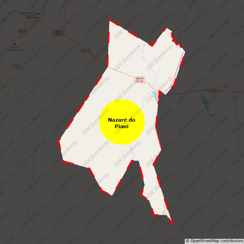 Imagem da Bandeira Nazaré do Piauí