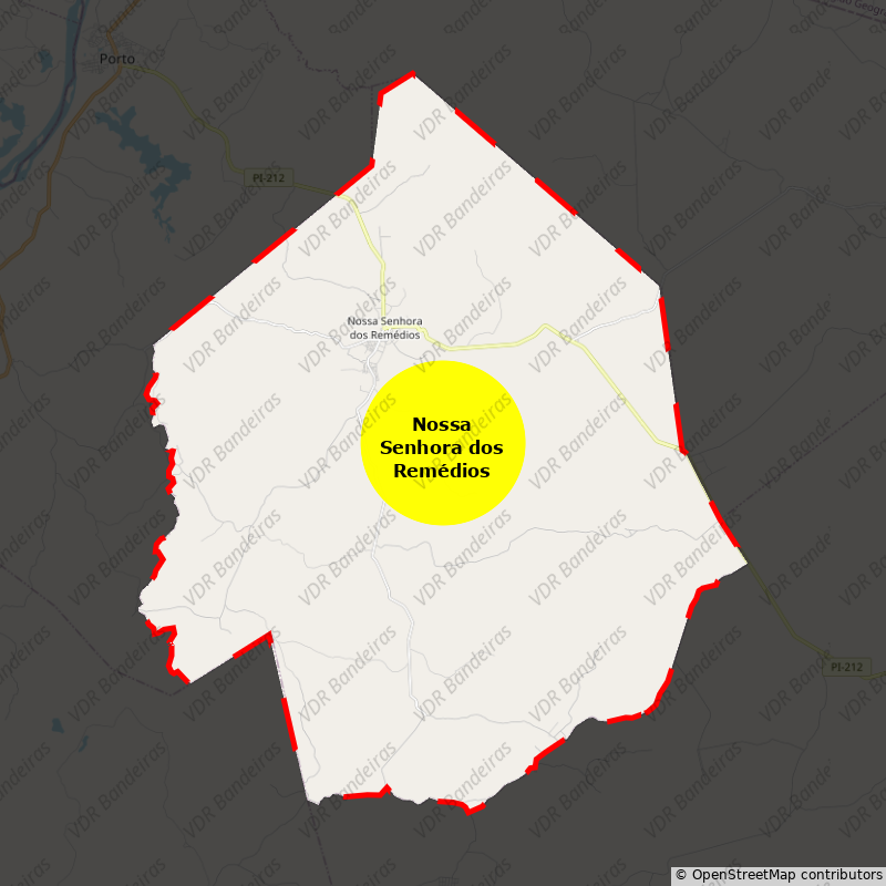 Imagem da Bandeira Nossa Senhora dos Remédios