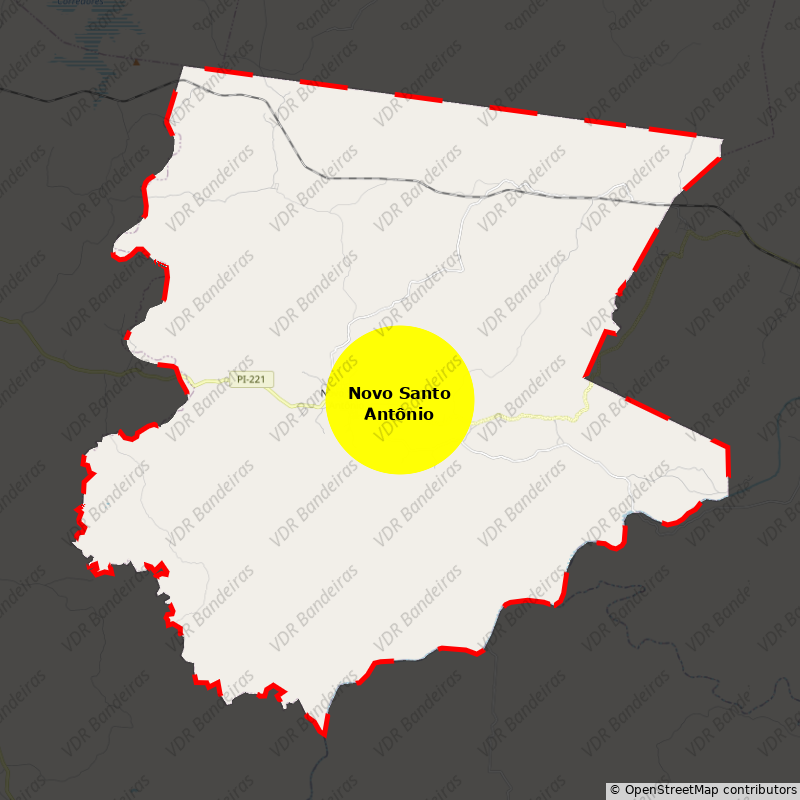 Imagem da Bandeira Novo Santo Antônio