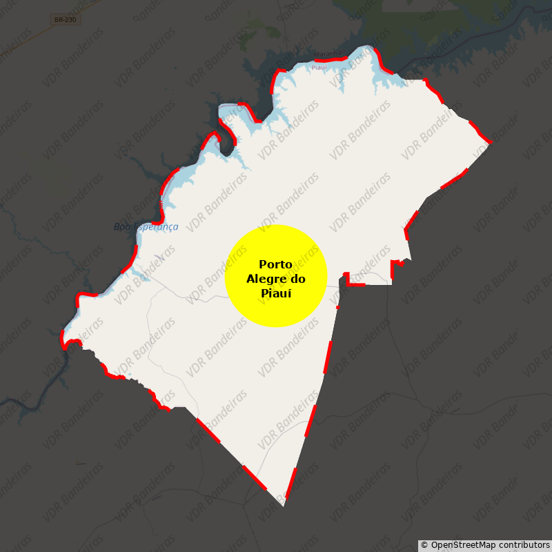 Imagem da Bandeira Porto Alegre do Piauí