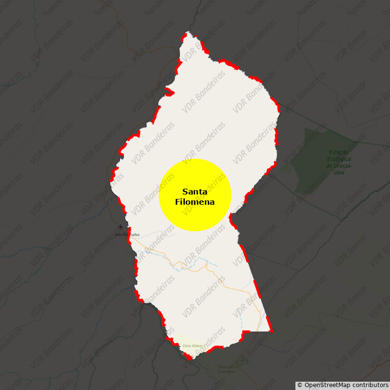 Imagem da Bandeira Santa Filomena