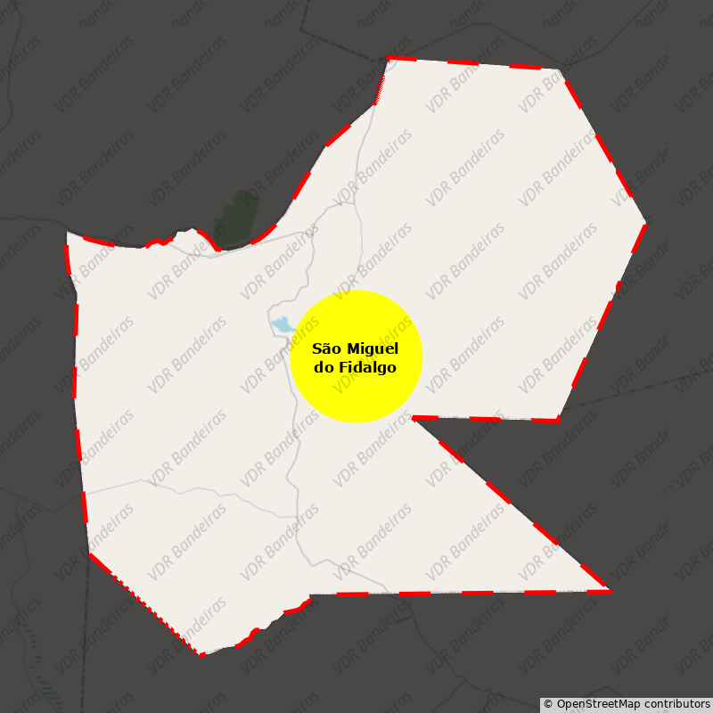 Imagem da Bandeira São Miguel do Fidalgo