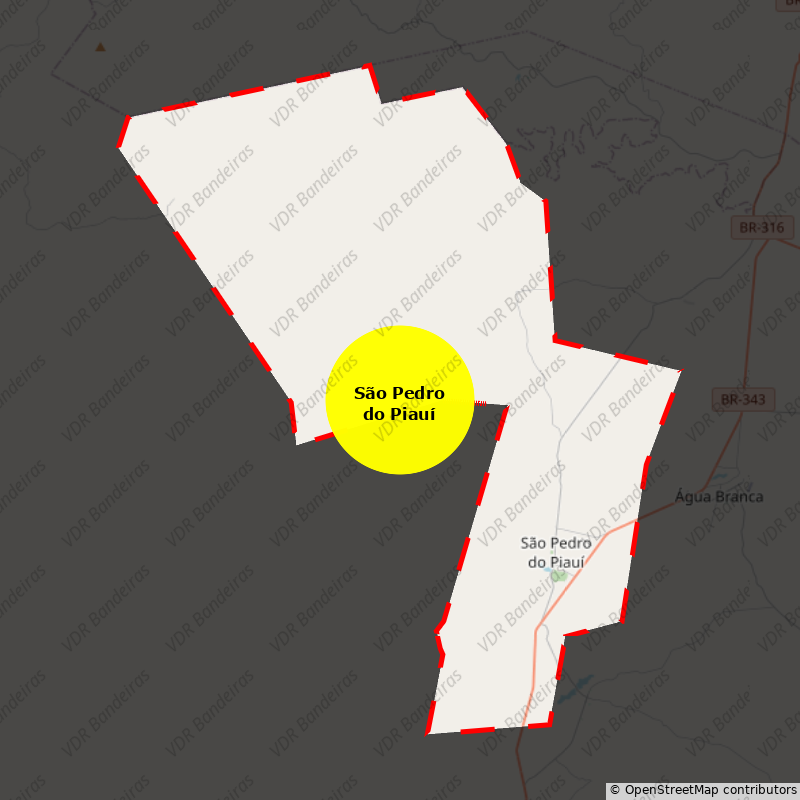 Imagem da Bandeira São Pedro do Piauí