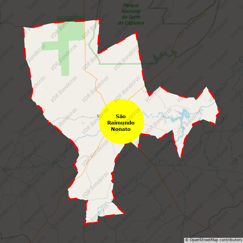 Imagem da Bandeira São Raimundo Nonato