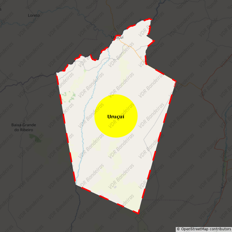 Imagem da Bandeira Uruçuí