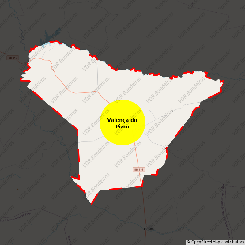 Imagem da Bandeira Valença do Piauí